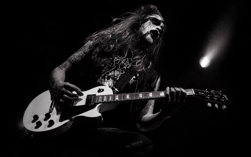 Guitarist Gamle Erik from Svarttjern & Carpathian Forest