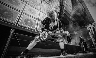 Bassist André Skaug from Clawfinger