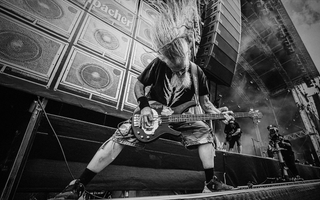 Bassist André Skaug from Clawfinger