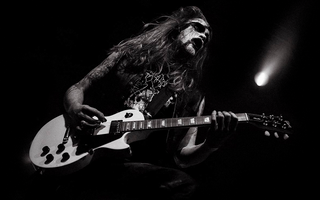 Guitarist Gamle Erik from Svarttjern & Carpathian Forest