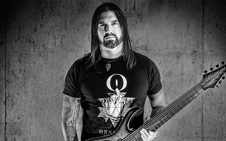 Guitarist Greg Burgess from Allegaeon