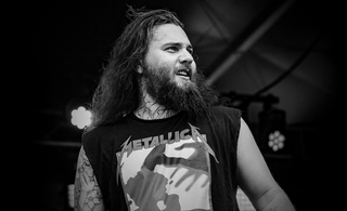 Guitarist and Vocalist Sindre Wathne Johnsen from Celestial Scourge, Deception (NOR), Blood Red Throne & Todesking