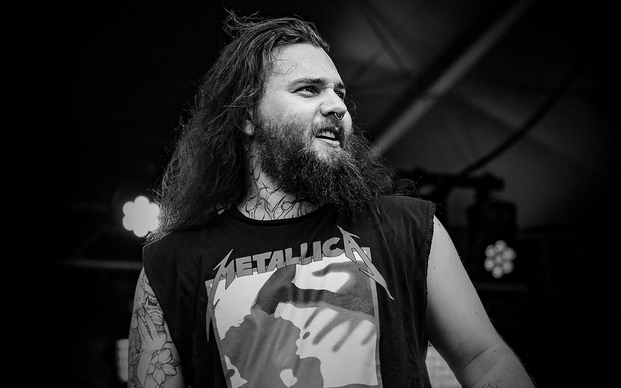 Guitarist and Vocalist Sindre Wathne Johnsen from Celestial Scourge, Deception (NOR), Blood Red Throne & Todesking