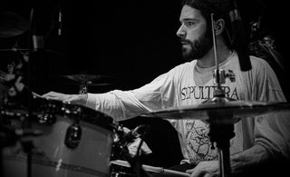 Drummer Vincent Verstrepen from Carnation, Predatory Void & Velvet Mist